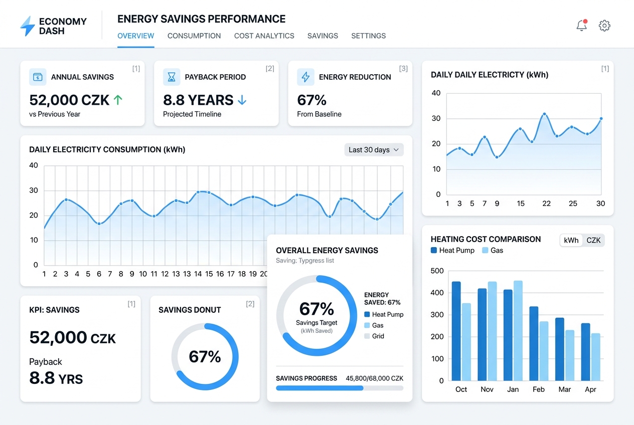 Energy Decision Engine dashboard