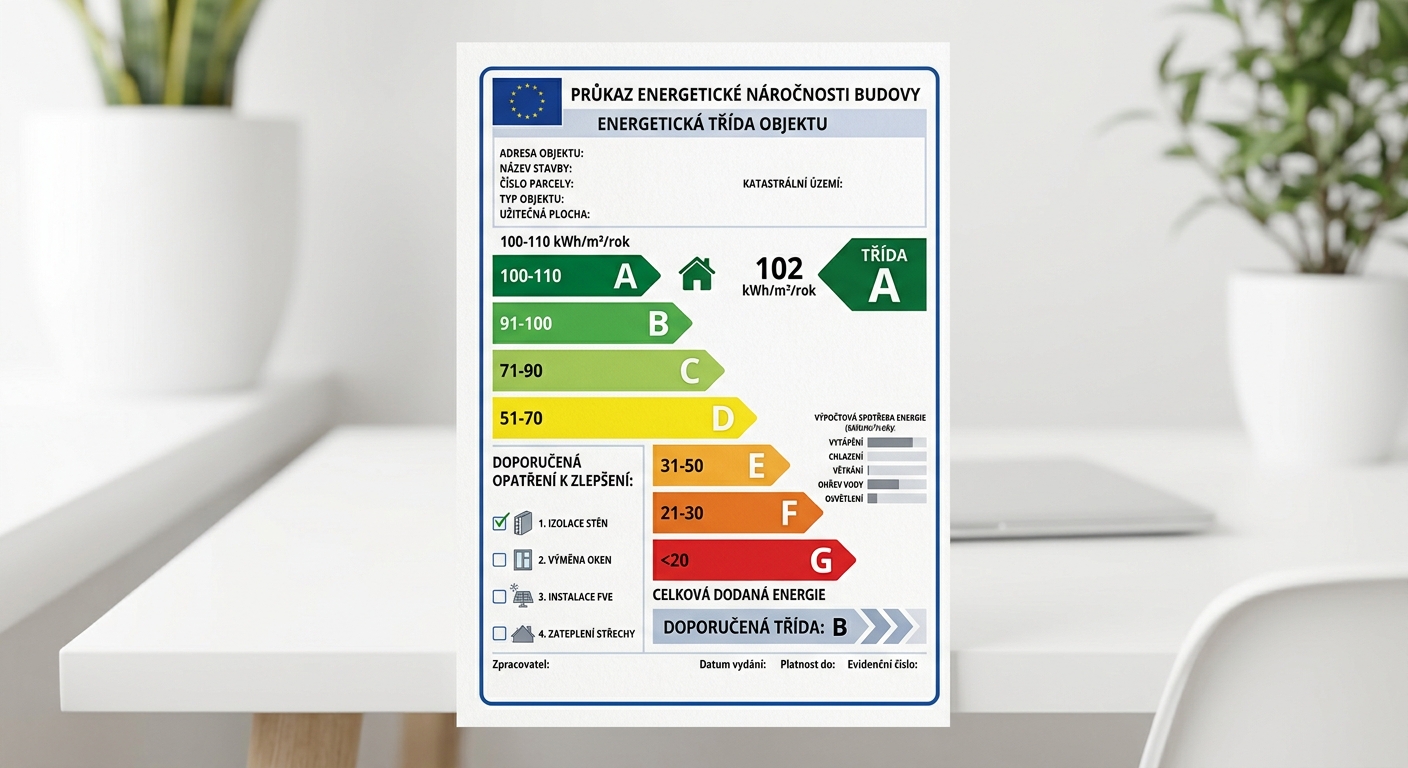 PENB energetický štítek